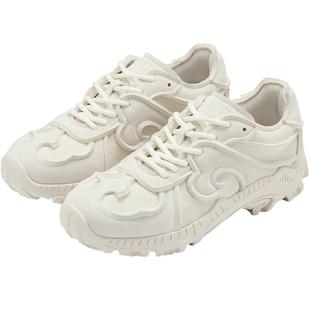 73Hours郭培联名新中式女鞋幸运步调秋季新款复古运动休闲老爹鞋