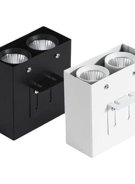 店铺吊顶铝方通专用灯led格栅灯