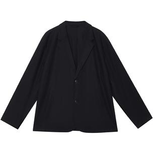 【麻混纺】杰克琼斯男装夏季西服外套纯色两粒扣平驳领226208001
