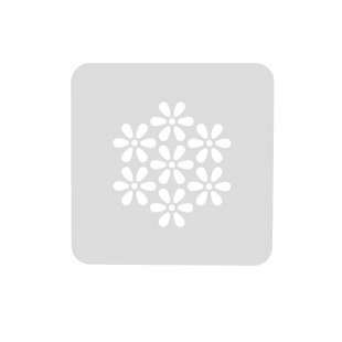 可定制 食品级硅胶印花模 撒粉模具 米其林西点餐盘创意装饰模