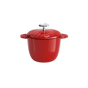 Breguet宝玑珐琅锅铸铁锅一人食焖烧锅炖盅无涂层多功能饭釜煮锅