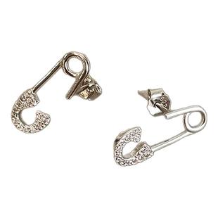 hellojune 925银 别针耳钉