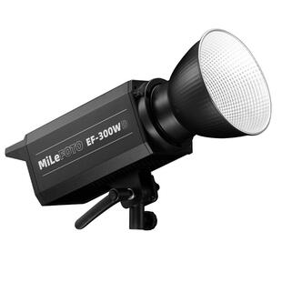 Milefoto直播间灯光300W直播补光灯主播专用专业室内拍照视频顶灯深抛柔光箱常亮摄影灯打光灯球灯设备全套