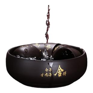 紫砂茶洗大号装茶杯的容器茶具用品家用茶道配件大全茶钵盂洗杯盘