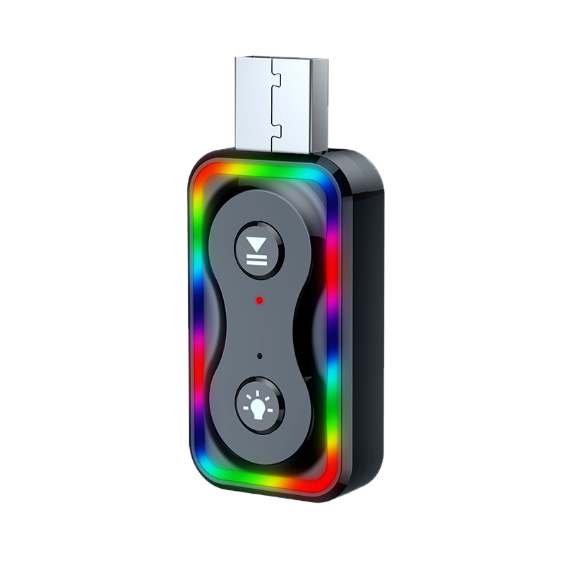 车载蓝牙接收器5.3发射aux音频线连接usb音响箱功放电视无线耳机