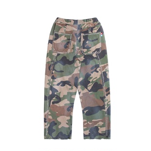 【VANDYTHEPINK】2025FW Camo Studded Sweat Pants迷彩铆钉长裤