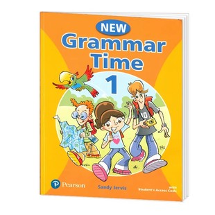 美国朗文培生New Grammar Time1-5级别少儿英语语法时间剑桥考试KET PET语法书 6-12岁小学英语语法专项教材 寒暑假短期语法教材