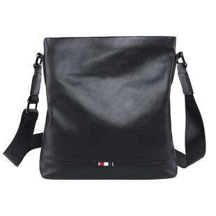 男士休闲竖款单肩包平板小包超软牛皮爸爸款斜挎包真皮男士通勤包