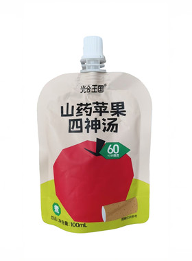 光合王国山药煮苹果四神汤蓝莓汁