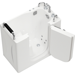 老人专用浴缸无障碍步入侧开门式深泡亚克力按摩恒温家用小户型