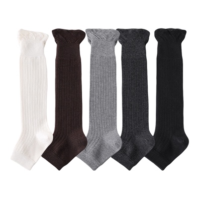 羊毛踩脚袜套女高筒保暖堆堆袜