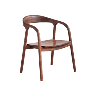 北欧白蜡木书桌椅舒美特实木餐椅简约家用餐桌椅休闲扶手椅靠背椅