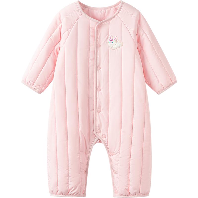 巴拉巴拉宝宝连体衣新生儿衣服厚
