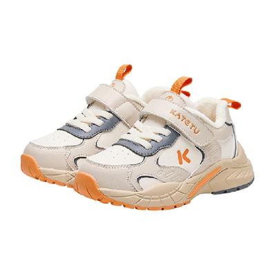 卡特兔秋冬儿童加绒保暖运动鞋