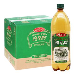 娃哈哈格瓦斯饮料大瓶1.25L*12瓶整箱批发哇哈哈格瓦斯330ml*15瓶