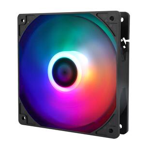 利民TL-C12C-L V2黑框12cm风扇恒定光效工包 PWM串联静音机箱风扇