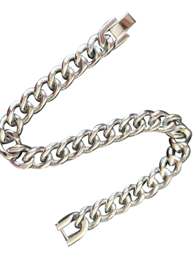 纯钛古巴链男女项链手链