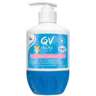 Ego QVbaby婴儿水润乳春夏保湿水润润肤乳桃子虎250g澳洲进口