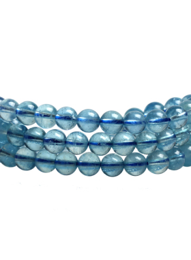 水晶天然冰种海蓝宝石多圈