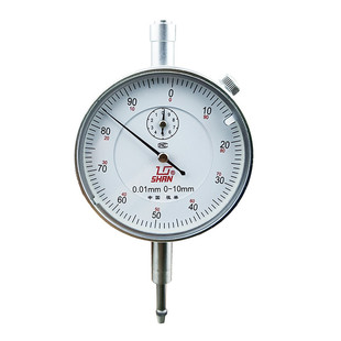 桂林百分表0-3-5-10-30-50-100桂量山字指针示表带钻高精度量具