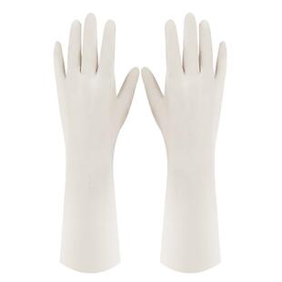 美丽雅手套厨房女洗碗家用家务丁腈橡胶皮防水加长加厚耐用型防滑