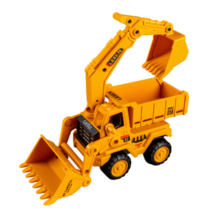 儿童挖掘机玩具车大号翻斗车男孩3到6岁惯性工程车新款挖土机铲车