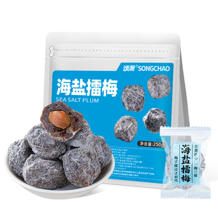 海盐擂梅梅干果梅子日常办公室上班解馋小零食咸甜果脯蜜饯儿童