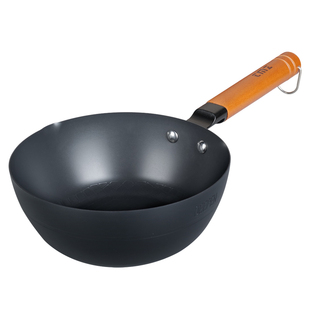 铁木真2代铁锅轻巧小炒锅防锈不粘一人食炒菜锅燃气灶电磁炉家用