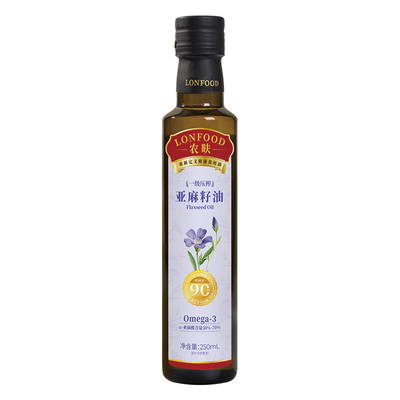 【农畉】一级冷榨亚麻籽油250ml