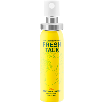 fresh talk口喷英国原装进口清新剂男女士口腔喷雾柠檬味旗舰店