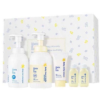 mamakids新生婴儿洗护礼盒洗发水沐浴露面霜婴儿洗护套装礼物送礼