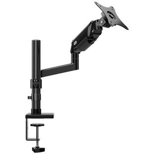 置简电脑显示器支架机械臂桌面通用立柱式升降底座伸缩托架免打孔