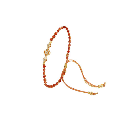 森吾《花田与夏》编织花朵手链