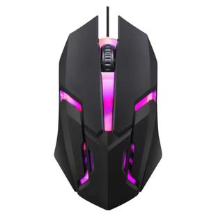 发光游戏鼠标有线电竞办usb电脑适用于戴尔男女生笔记本滑鼠人体