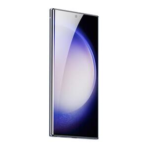 闪魔适用三星S23Ultra手机膜S24/23钢化膜S22Ultra全屏高清S23+保护S21U曲屏水凝Note20u防爆全胶UV防窥ar膜