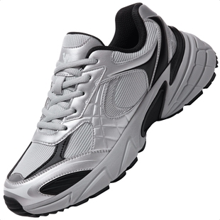 骆驼女鞋2026春季新款运动鞋女款复古慢跑鞋户外登山休闲老爹鞋子