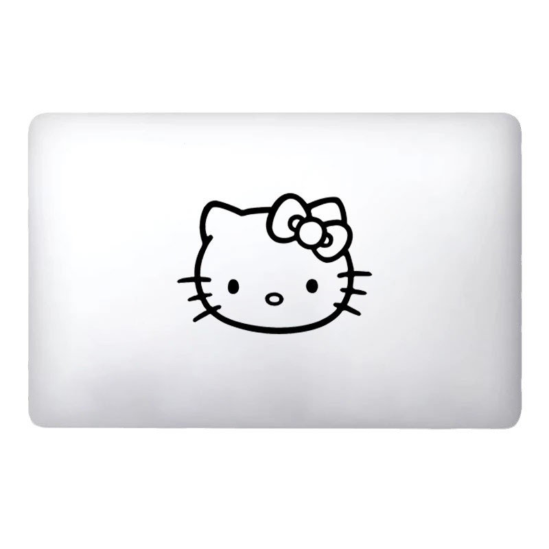 KT猫凯蒂猫卡通汽车贴纸车身车窗户贴笔记本电脑平板电动车头盔