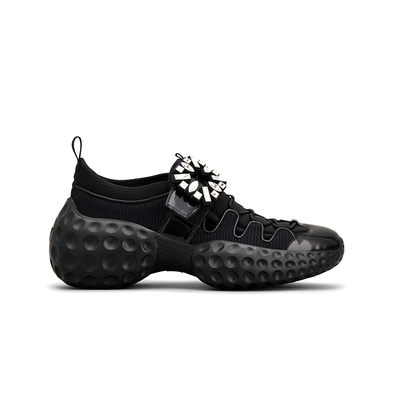 【24期免息】Roger Vivier/RV女鞋Viv Run饰扣织物厚底增高休闲鞋