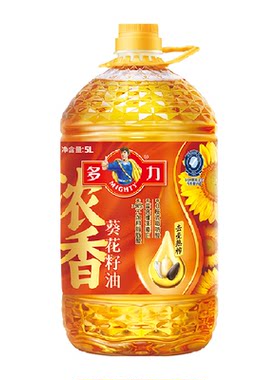 多力浓香葵花籽油5L×1桶