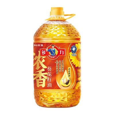 多力浓香葵花籽油5L×1桶×1组