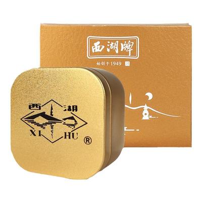 雨前西湖牌浓香龙井茶8g小罐品鉴