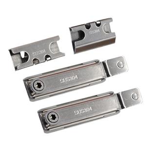 断桥铝系统门窗不锈钢锁点传动杆锁座纱窗平开窗防撬防盗锁扣配件