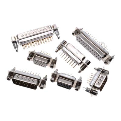 白胶DB9/15/25/DP37直插焊板