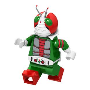 中国积木假面骑士系列夜魔侠蒙面超人修卡小兵拼插小人仔儿童玩具