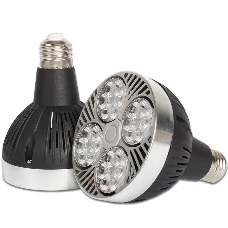 led轨道灯par30灯泡服装店射灯35W40W45瓦聚光E27螺口COB帕灯光源