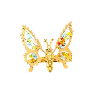 会动的蝴蝶发夹精致发饰儿童2025新款头发夹子头饰女童刘海碎发夹