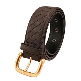 GA&BV官方旗舰店男士皮带2025新款真皮编织腰带男款裤带潮年轻人