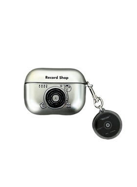 简画cd机airpodspro3保护套适用苹果蓝牙耳机壳2代银色3代硅胶pro2个性创意复古潮牌男女第二代防摔4代新款软