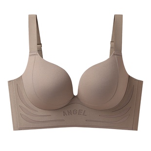 大胸收副乳内衣女大码胖mm调整型防下垂矫正聚拢显圆舒适显小文胸