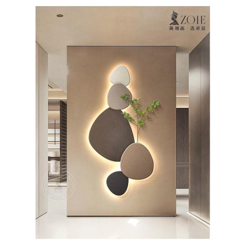 2025新款石来运转入户玄关装饰画